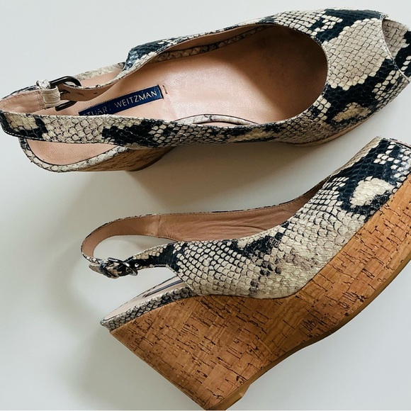 Stuart Weitzman Slingbacks Sz 9.5 - Picture 6 of 12